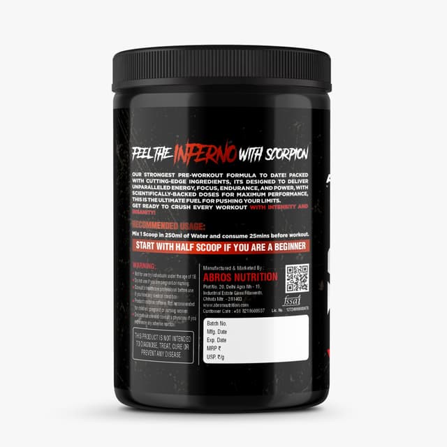 Scorpion Pre Workout - Non-Tingling - Guava - Image 4